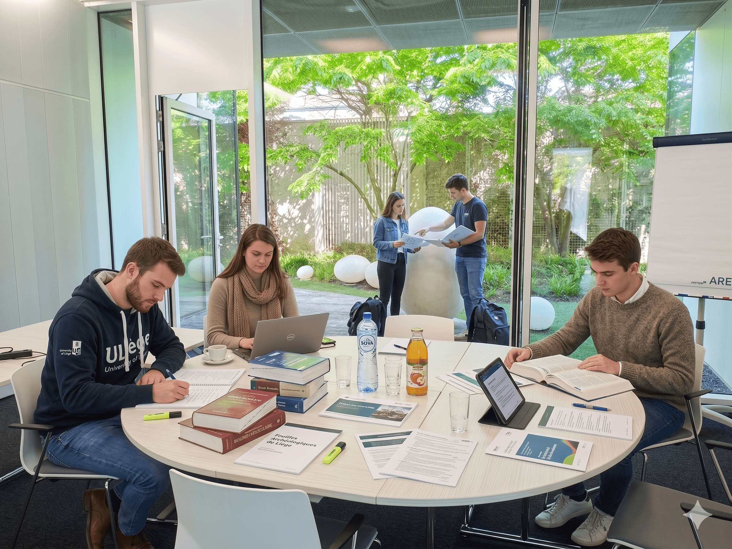 Espace de travail et réunions baigné de lumière